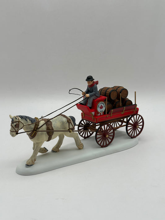 Department 56 - Canadian Pub Beer Wagon - Dickens' Village