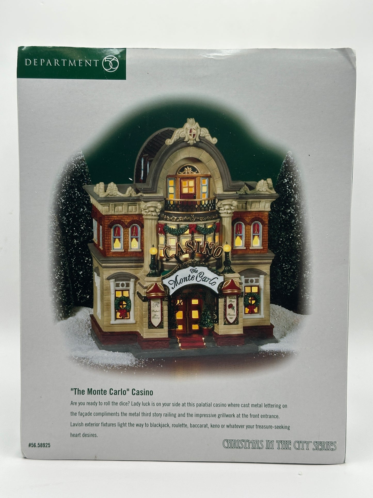 Department 56 - Monte Carlo Casino - Christmas in the City