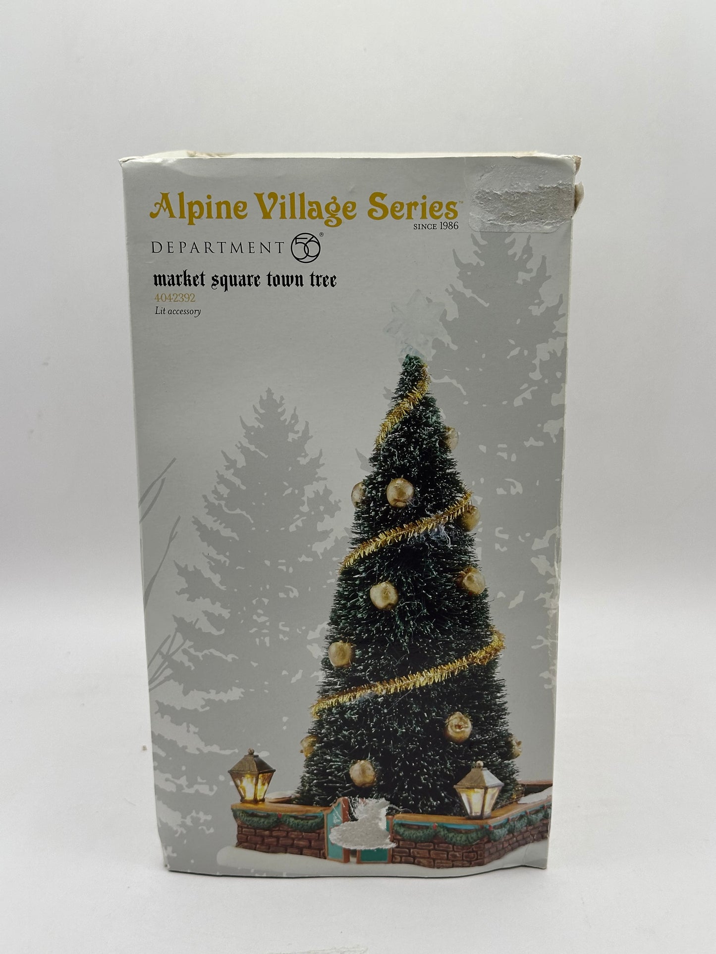 Department 56 - Market Square Town Tree - Alpine Village