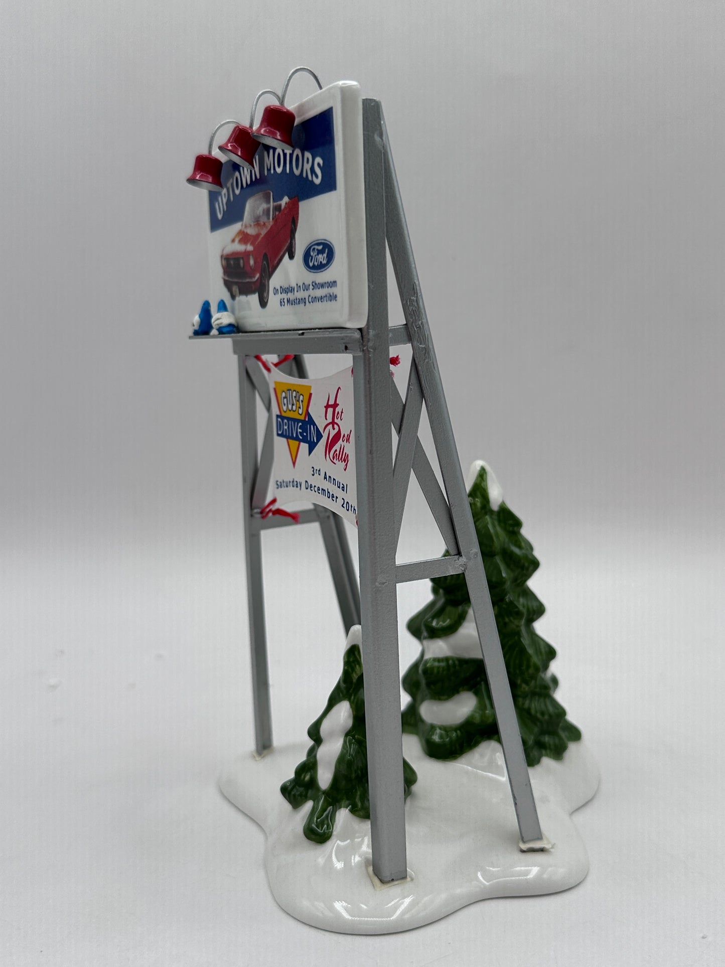 Department 56 - Uptown Motors Ford Billboard - Original Snow Village