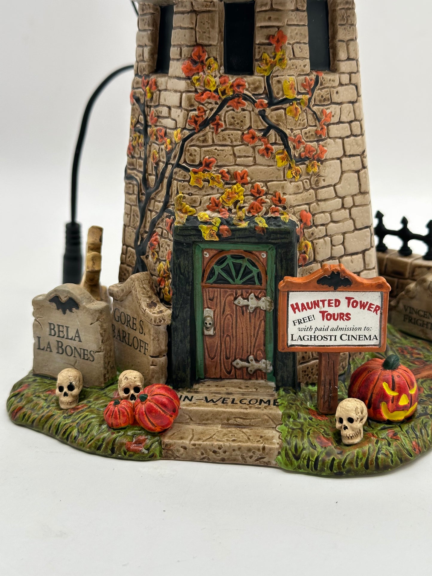 Department 56 - Haunted Tower Tours - Snow Village Halloween