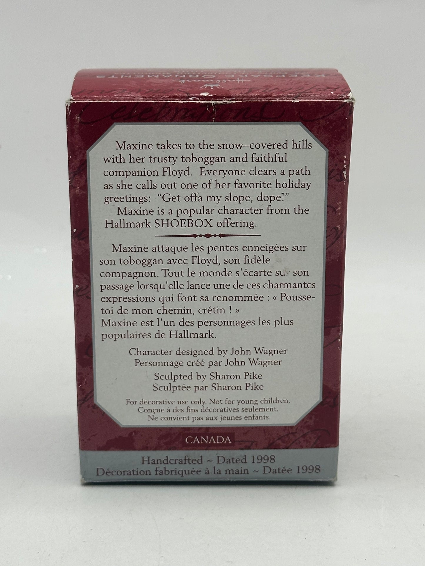 1998 Maxine Hallmark Keepsake Ornament