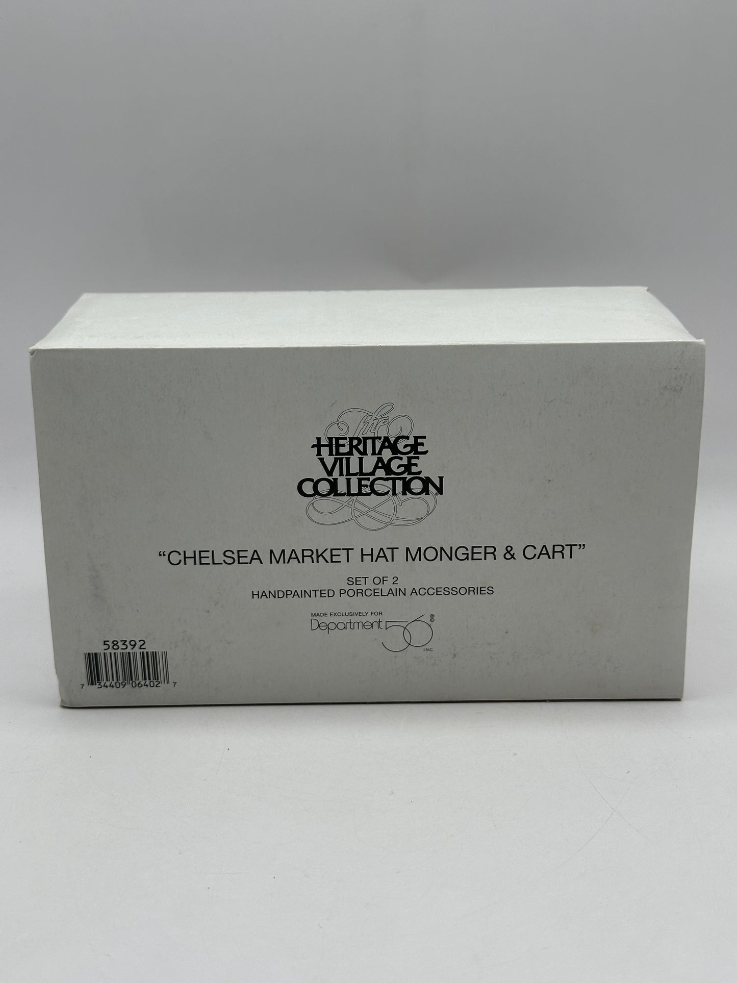 Department 56 - Chelsea Market Hat Monger & Cart - Dickens’ Village