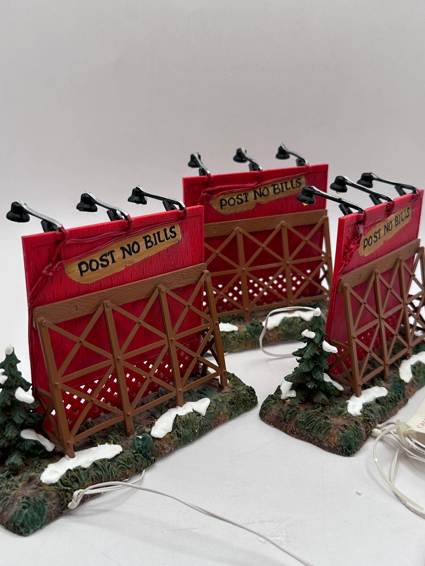 Department 56 - Roadside Billboards - Original Snow Village