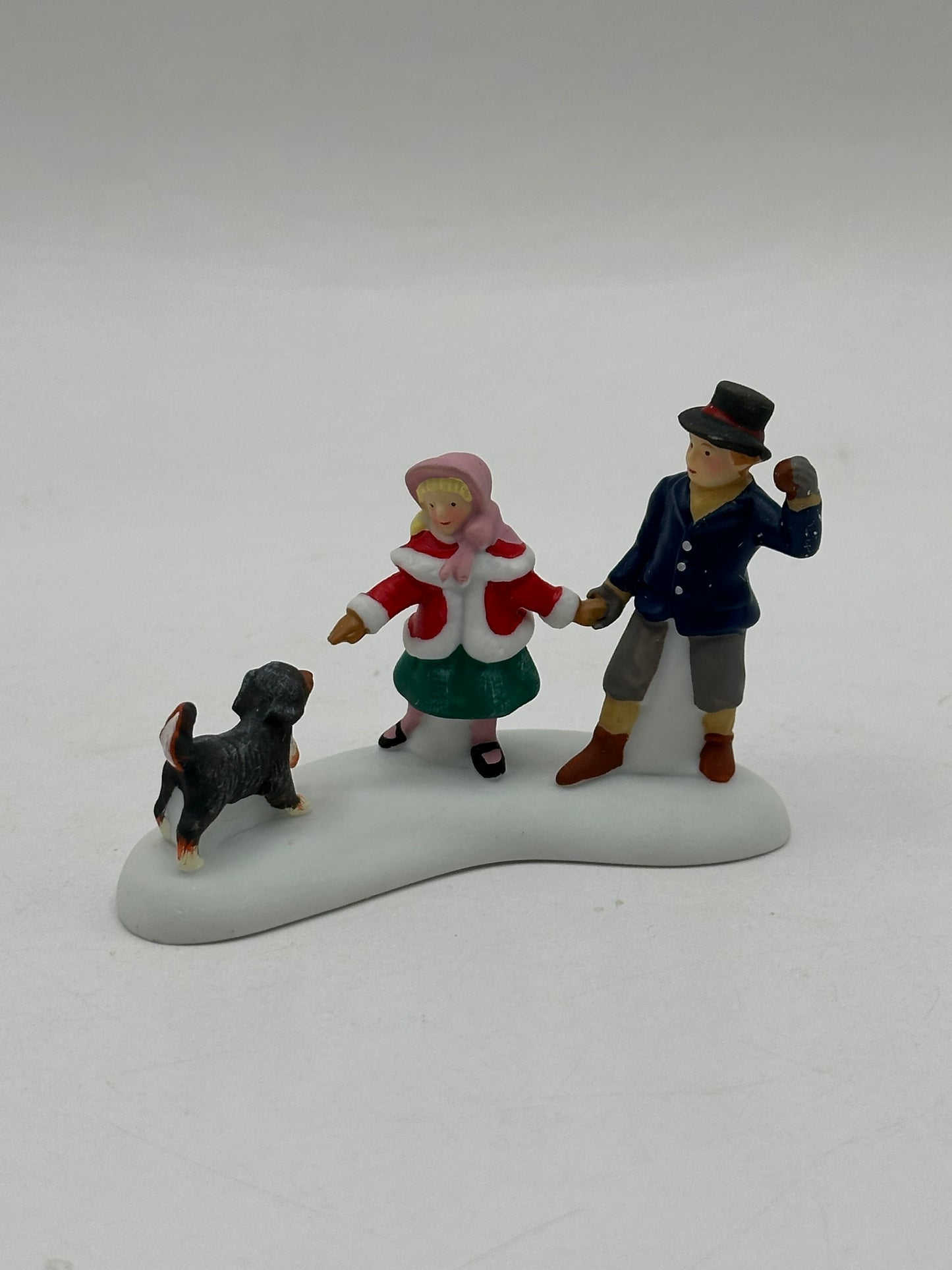 Department 56 - Playing With Puppies - Dickens' Village