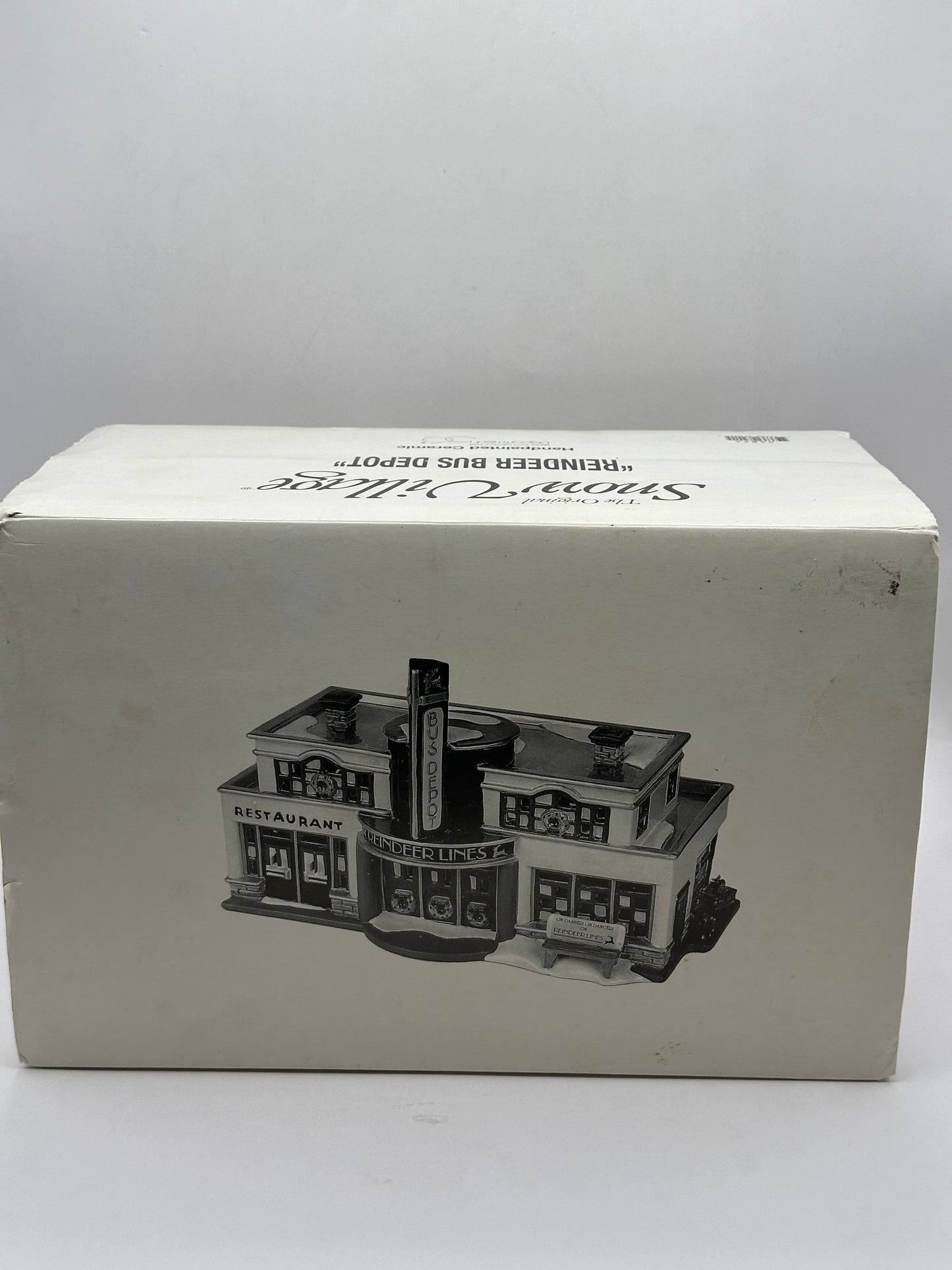 Department 56 - Reindeer Bus Depot - Original Snow Village