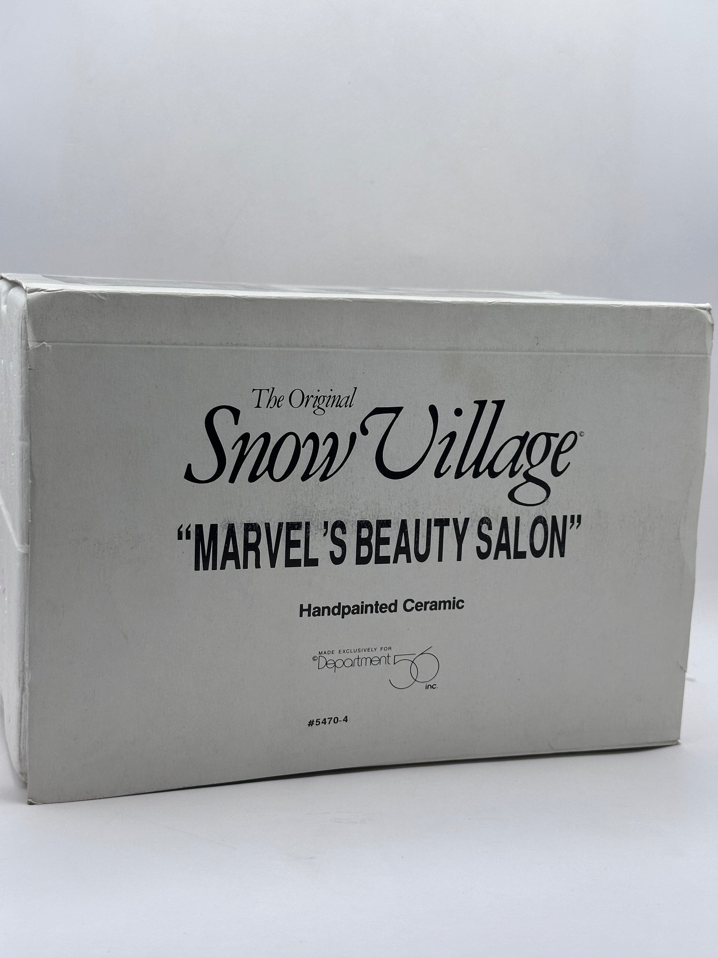 Department 56 - Marvel's Beauty Salon - Original Snow Village