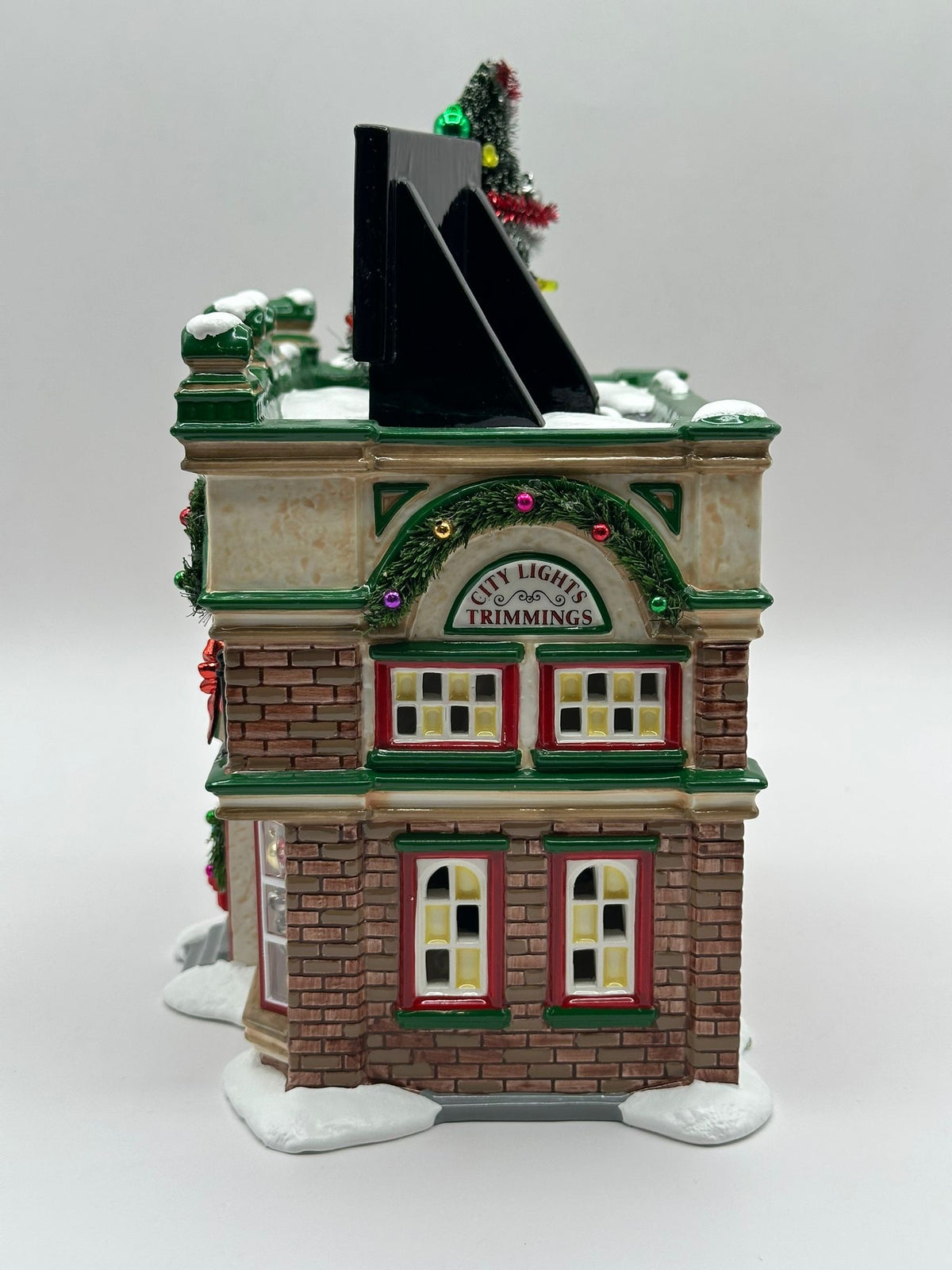 Department 56 - City Lights Christmas Trimmings - Original Snow Village
