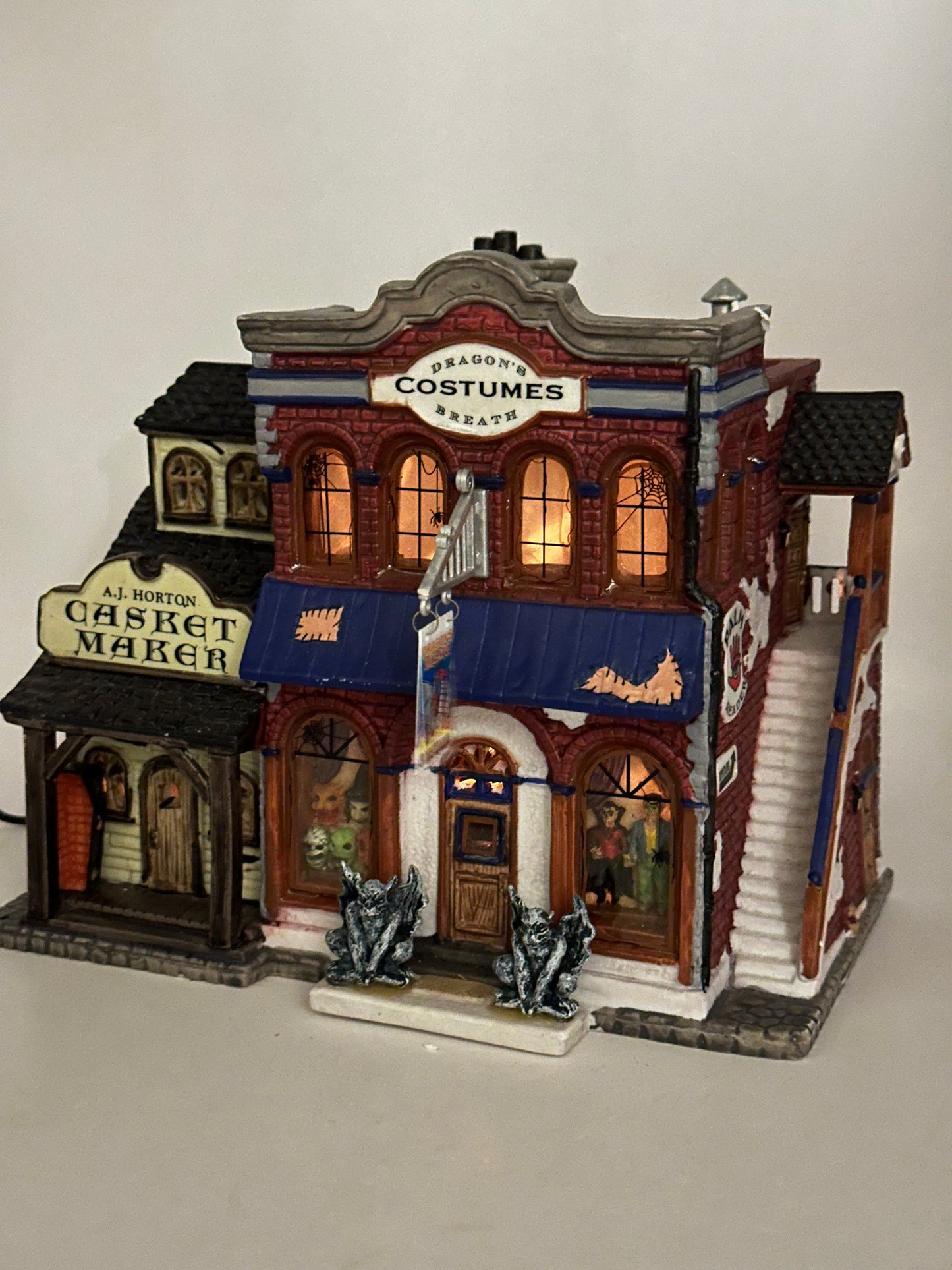 Lemax Spooky Town  - Dragon’s Breath Costume Shop