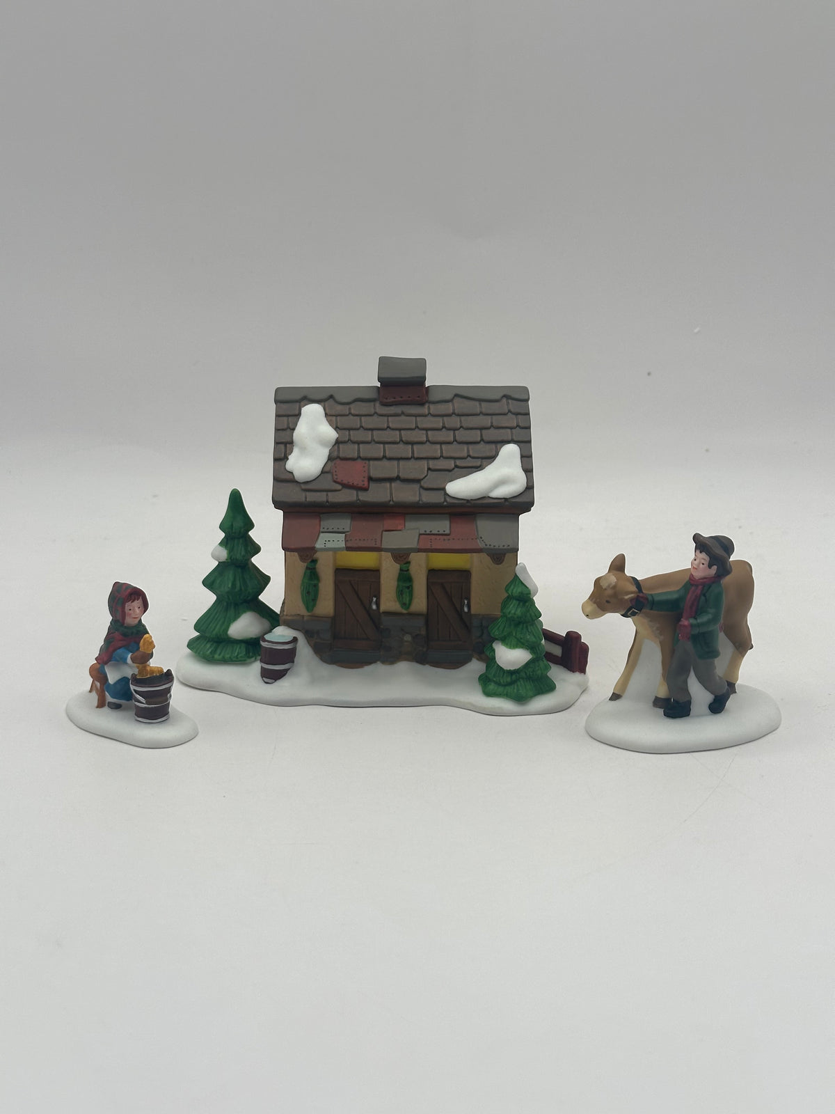 Department 56 - Tending The New Calves - Dickens' Village