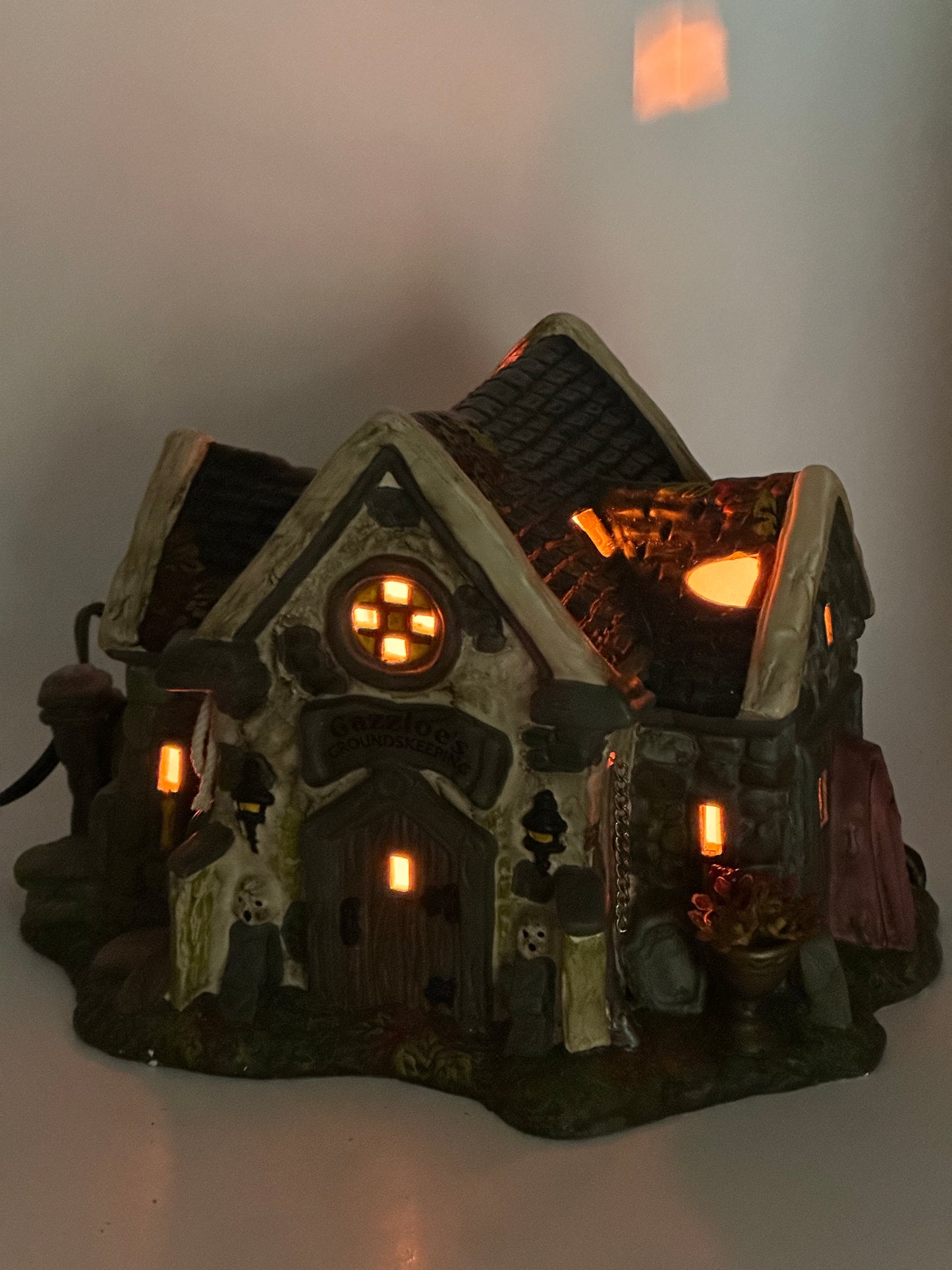 Department 56 - The Haunted Cemetery Shed - Snow Village Halloween