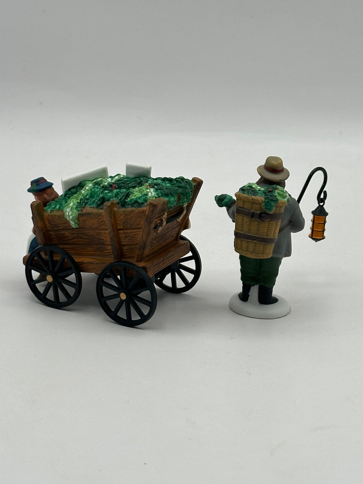 Department 56 - Chelsea Market Mistletoe Monger & Cart - Dickens’ Village