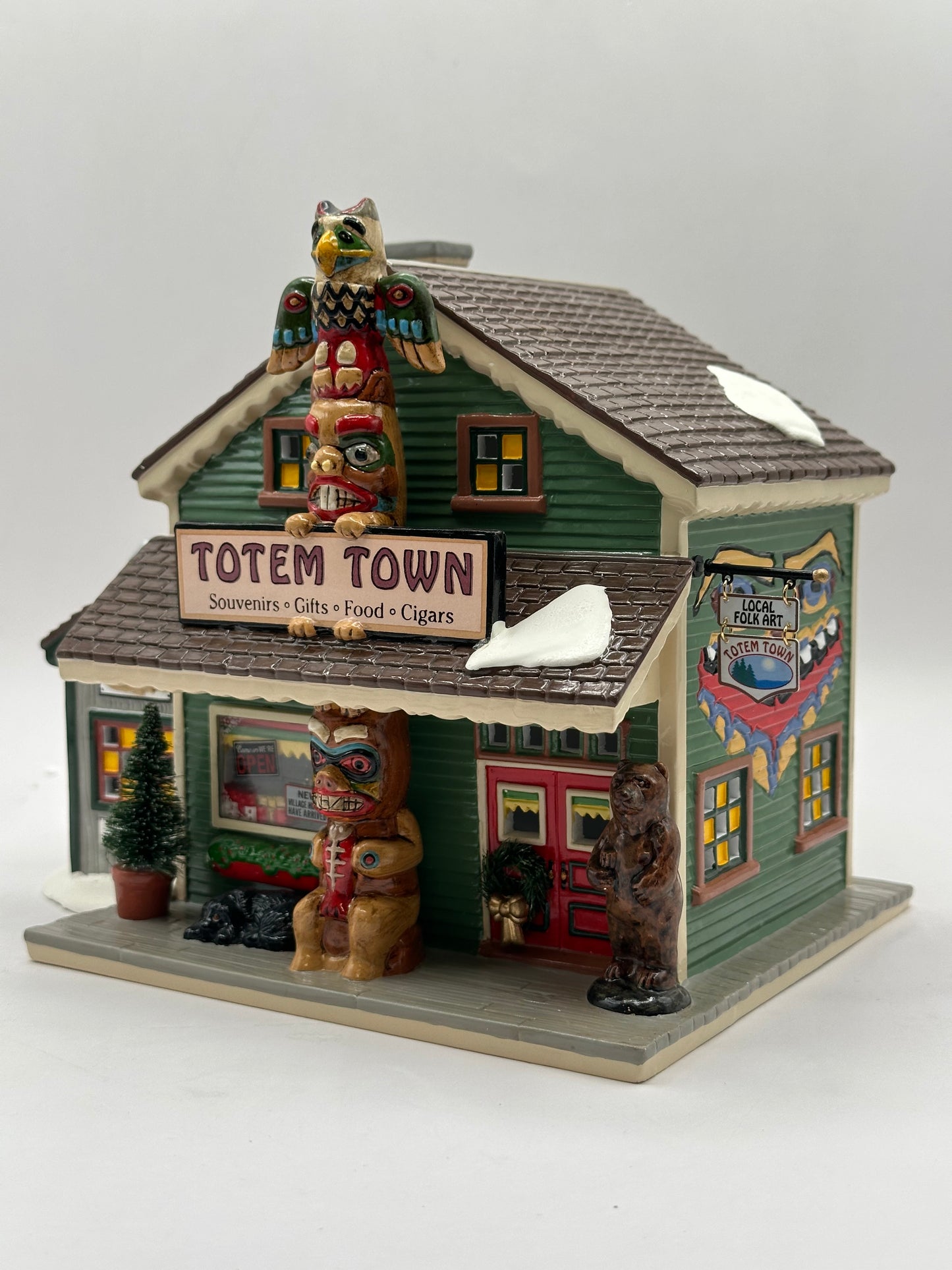 Department 56 - Totem Town Souvenir Shop - Original Snow Village