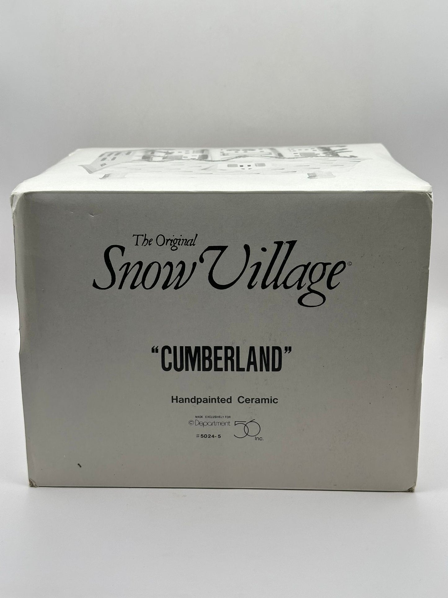 Department 56 - Cumberland House - Original Snow Village
