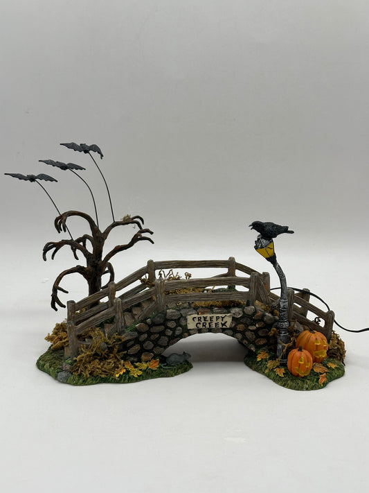 Department 56 - Creepy Creek Bridge - Snow Village Halloween