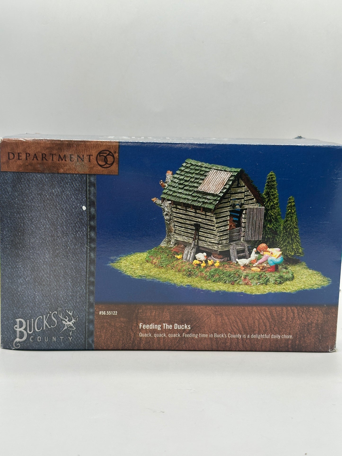 Department 56 - Feeding The Ducks - Buck's County - Original Snow Village