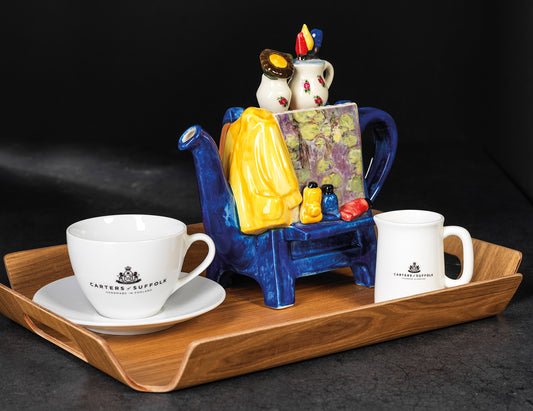 Carters of Suffolk - Artist Easel (Blue)  - Handmade Teapot