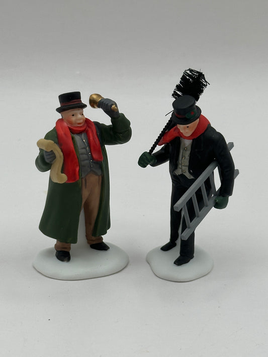 Department 56 - Town Crier & Chimney Sweep - Dickens' Village