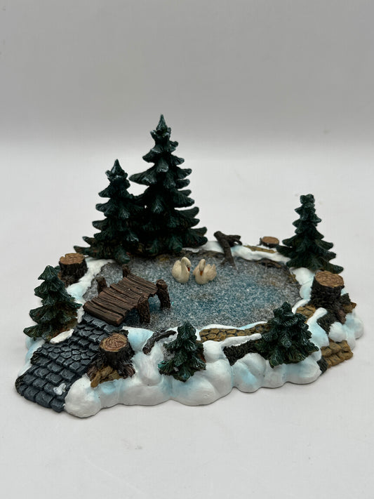 Lemax Pine Haven Pond