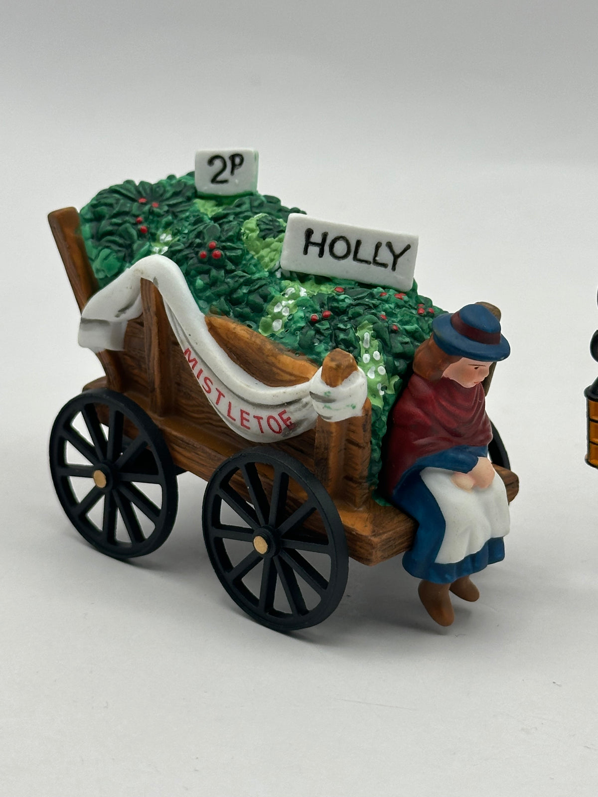 Department 56 - Chelsea Market Mistletoe Monger & Cart - Dickens’ Village