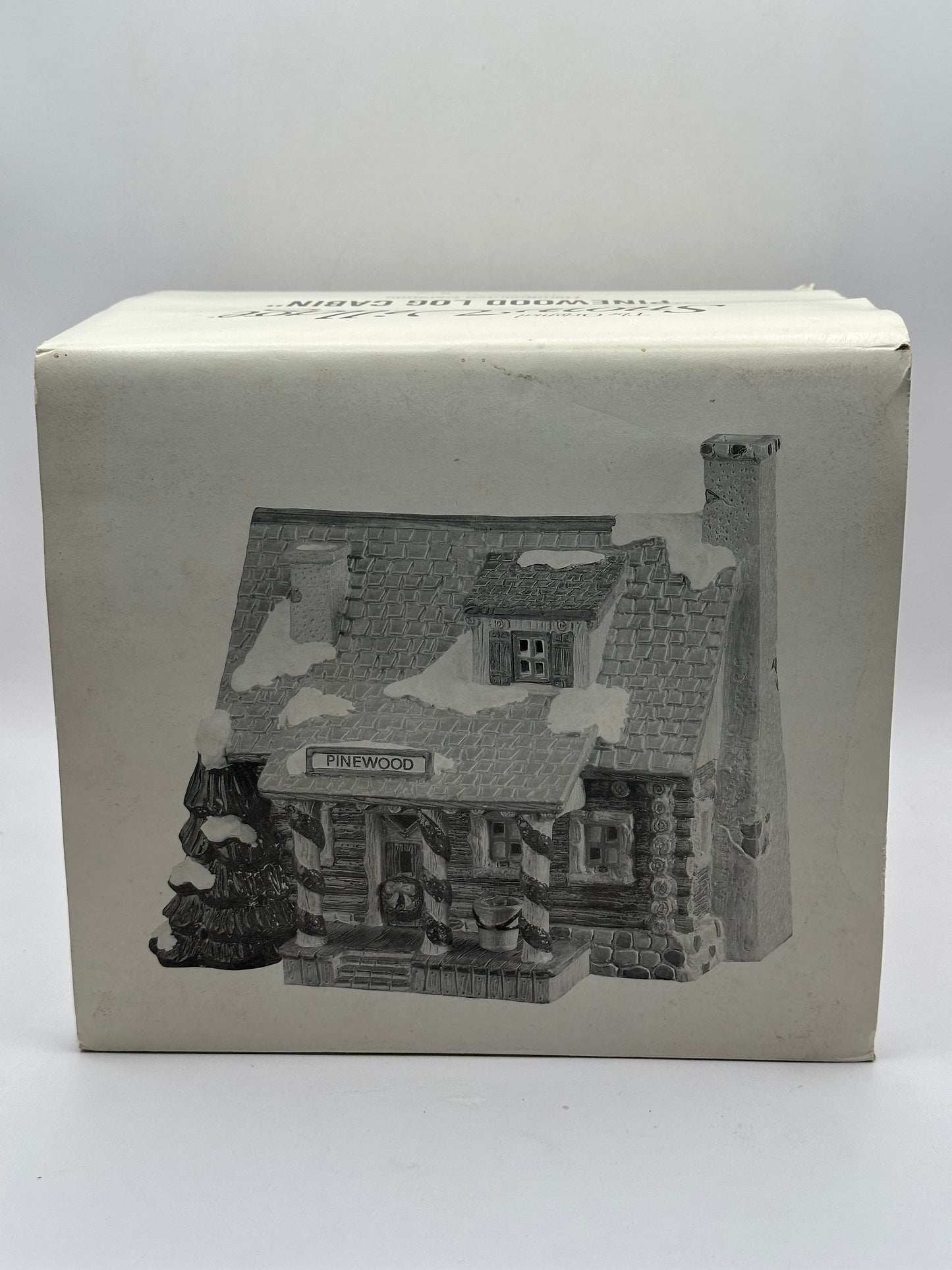 Department 56 - Pinewood Log Cabin - Original Snow Village