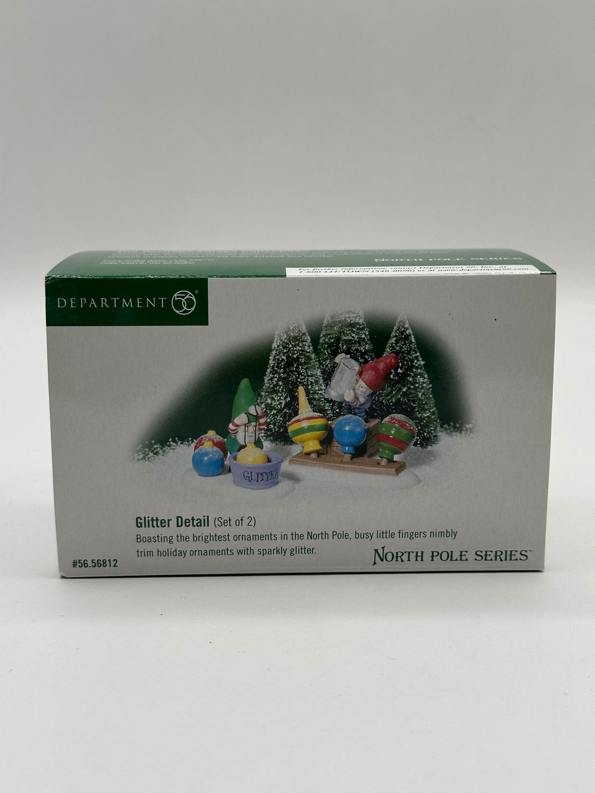 Department 56 - Glitter Detail - North Pole Series