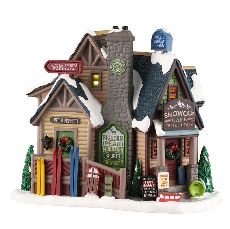 Lemax - Bighorn Peak Mountain Sports Snow Gear