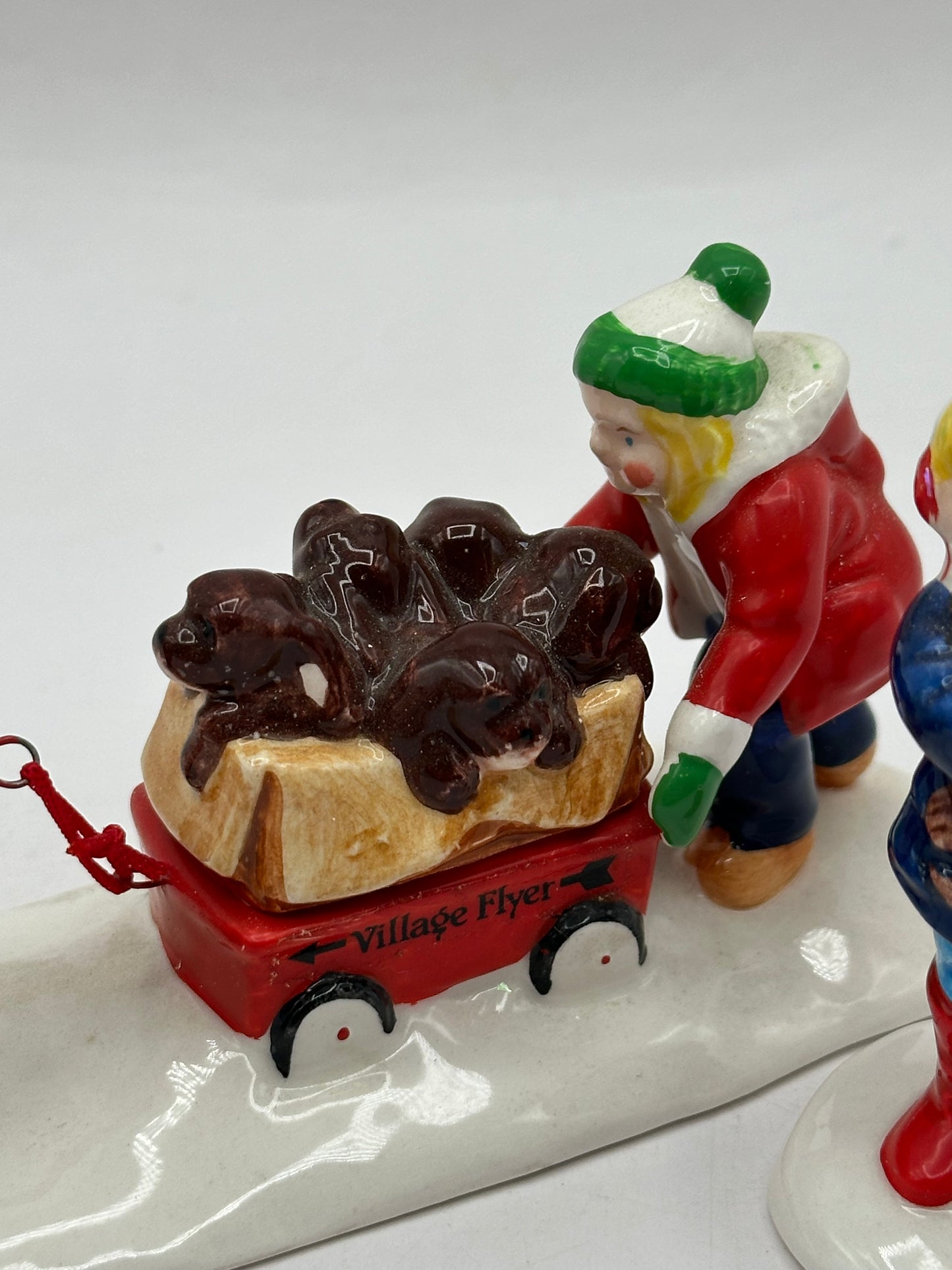 Department 56 - Christmas Puppies - Original Snow Village