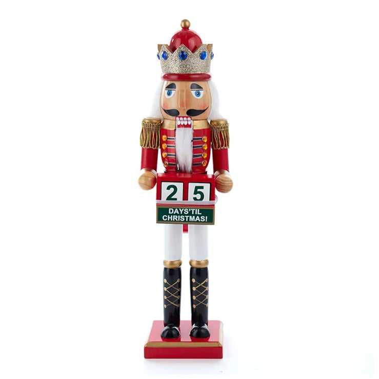 Kurt S. Adler Nutcracker - Nutcracker King With Calendar 15"