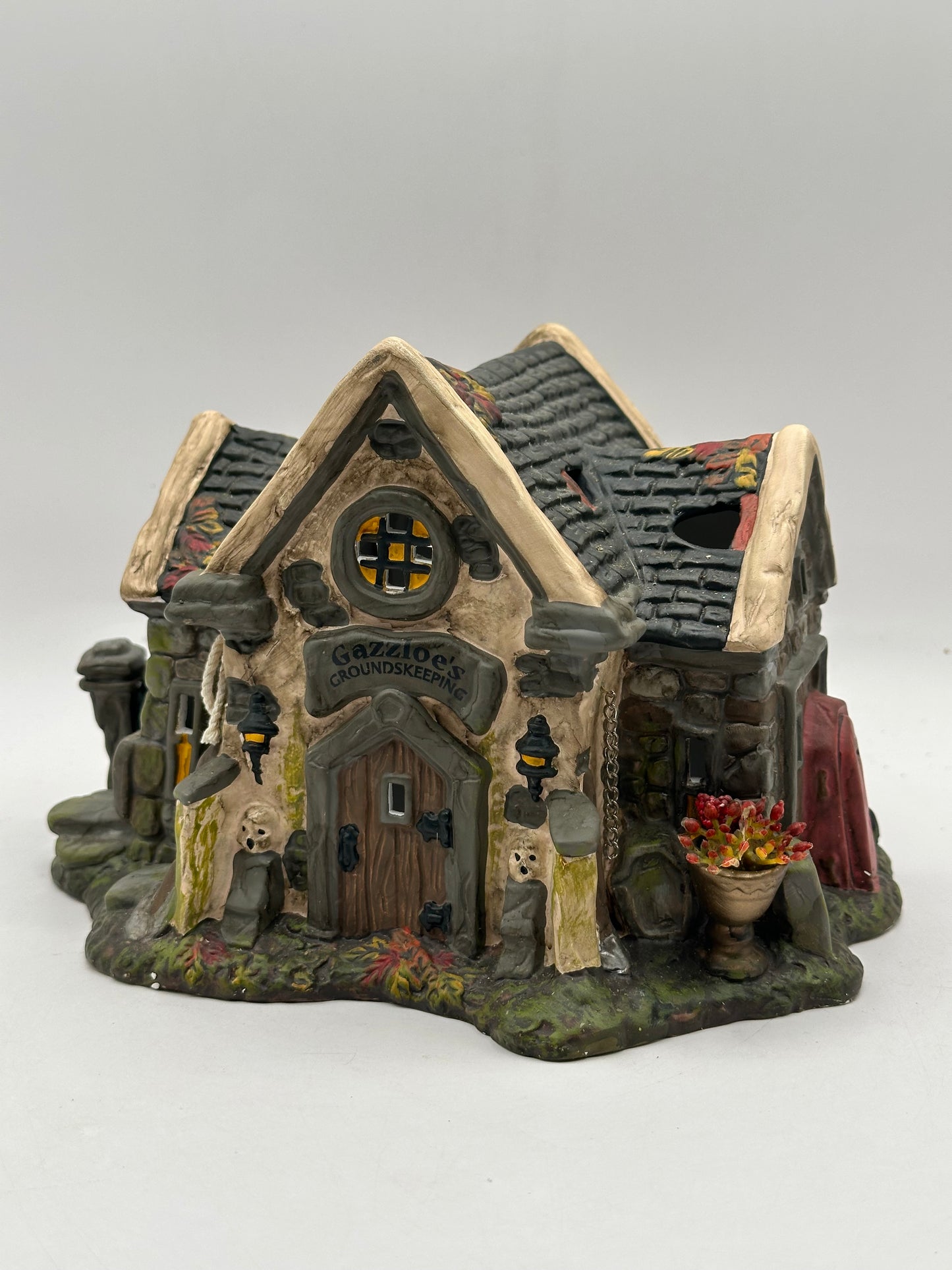 Department 56 - The Haunted Cemetery Shed - Snow Village Halloween