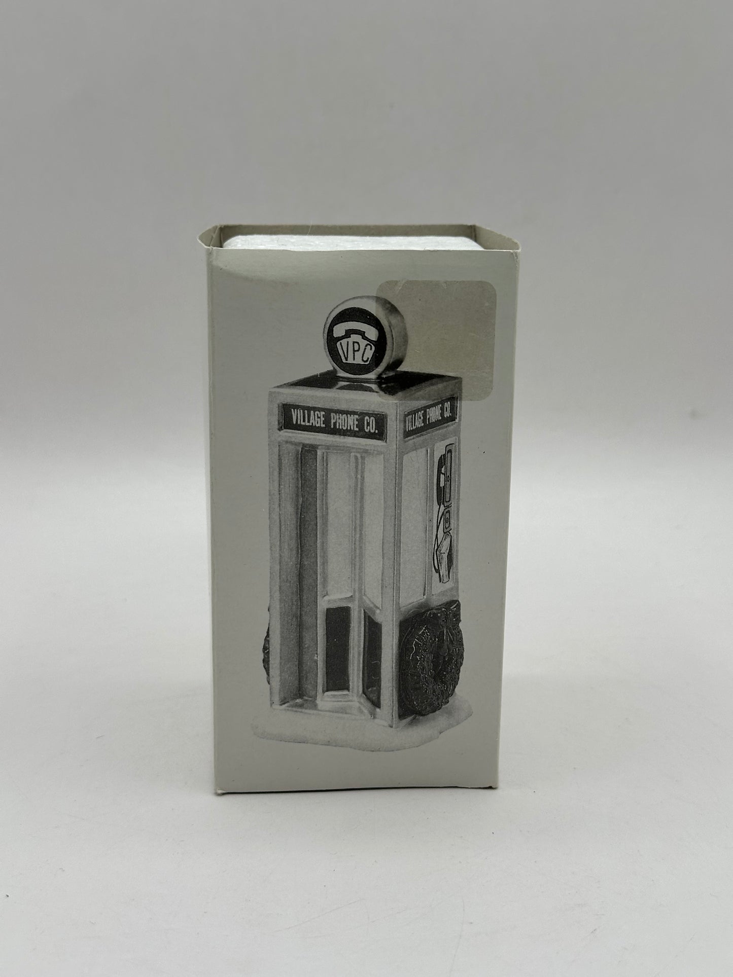 Department 56 - Village Phone Booth - Original Snow Village