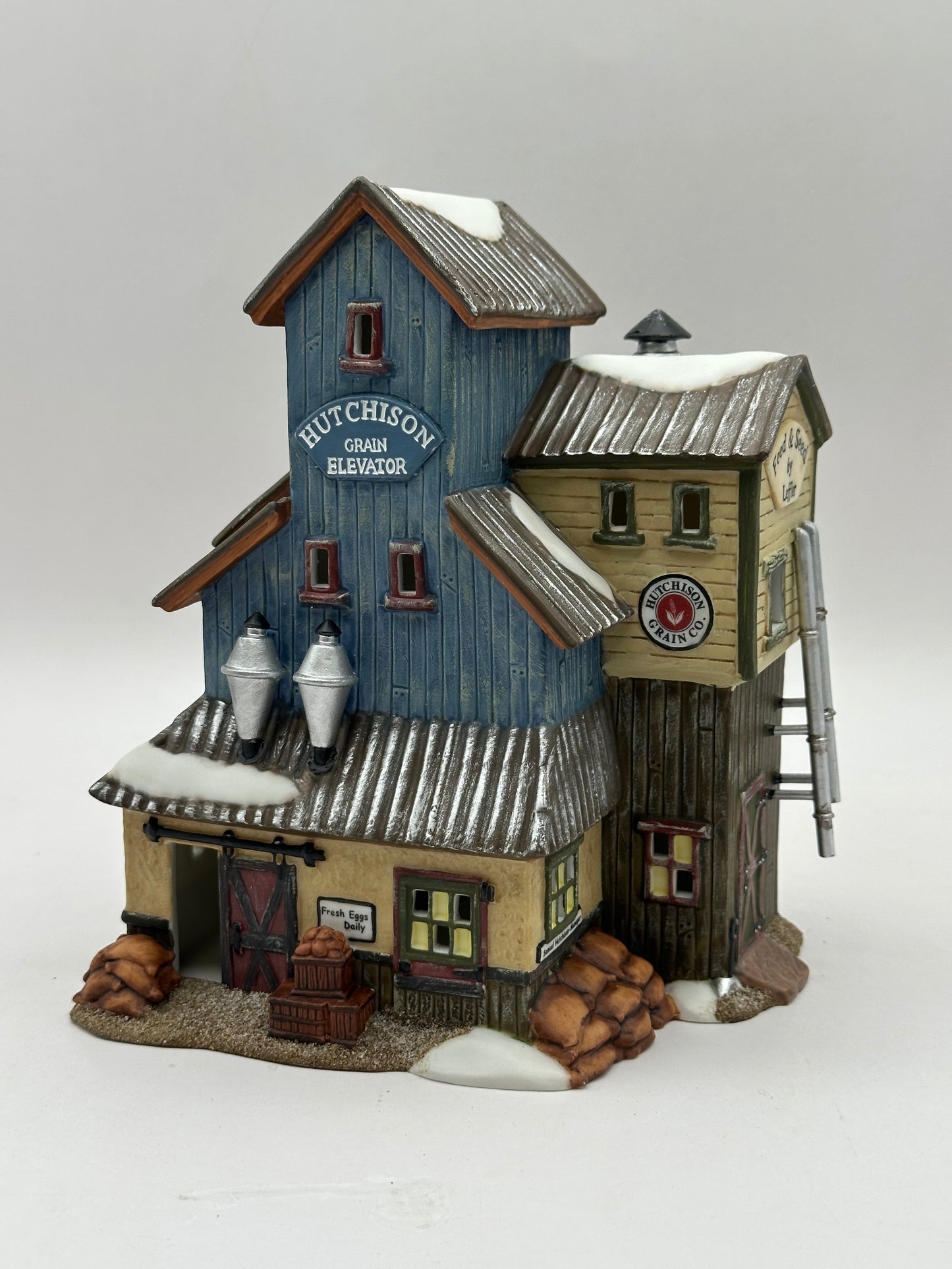 Department 56 - Hutchison Grain Elevator - New England Village
