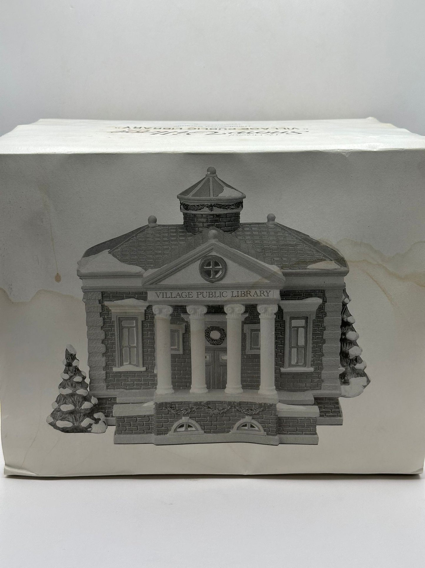Department 56 - Village Public Library - Original Snow Village