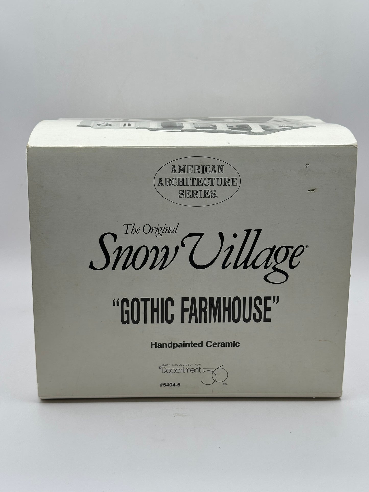 Department 56 - Gothic Farmhouse - Original Snow Village