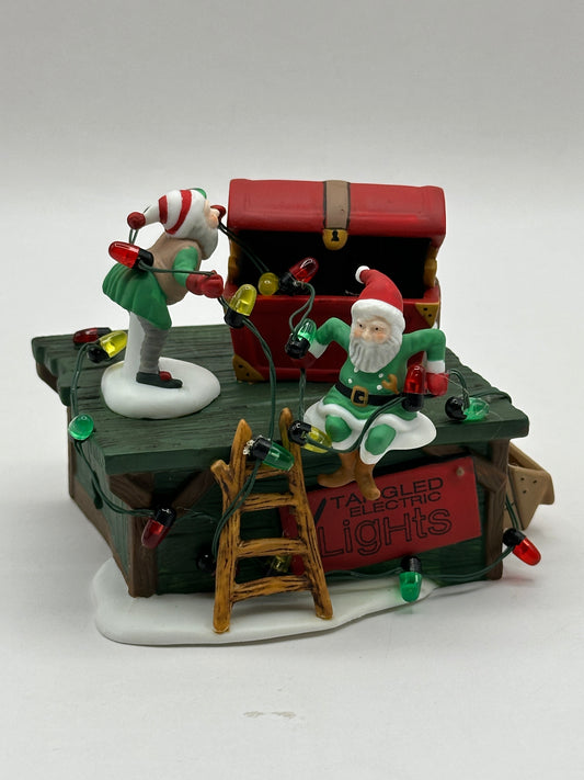 Department 56 - Untangle The Christmas Lights - North Pole Series