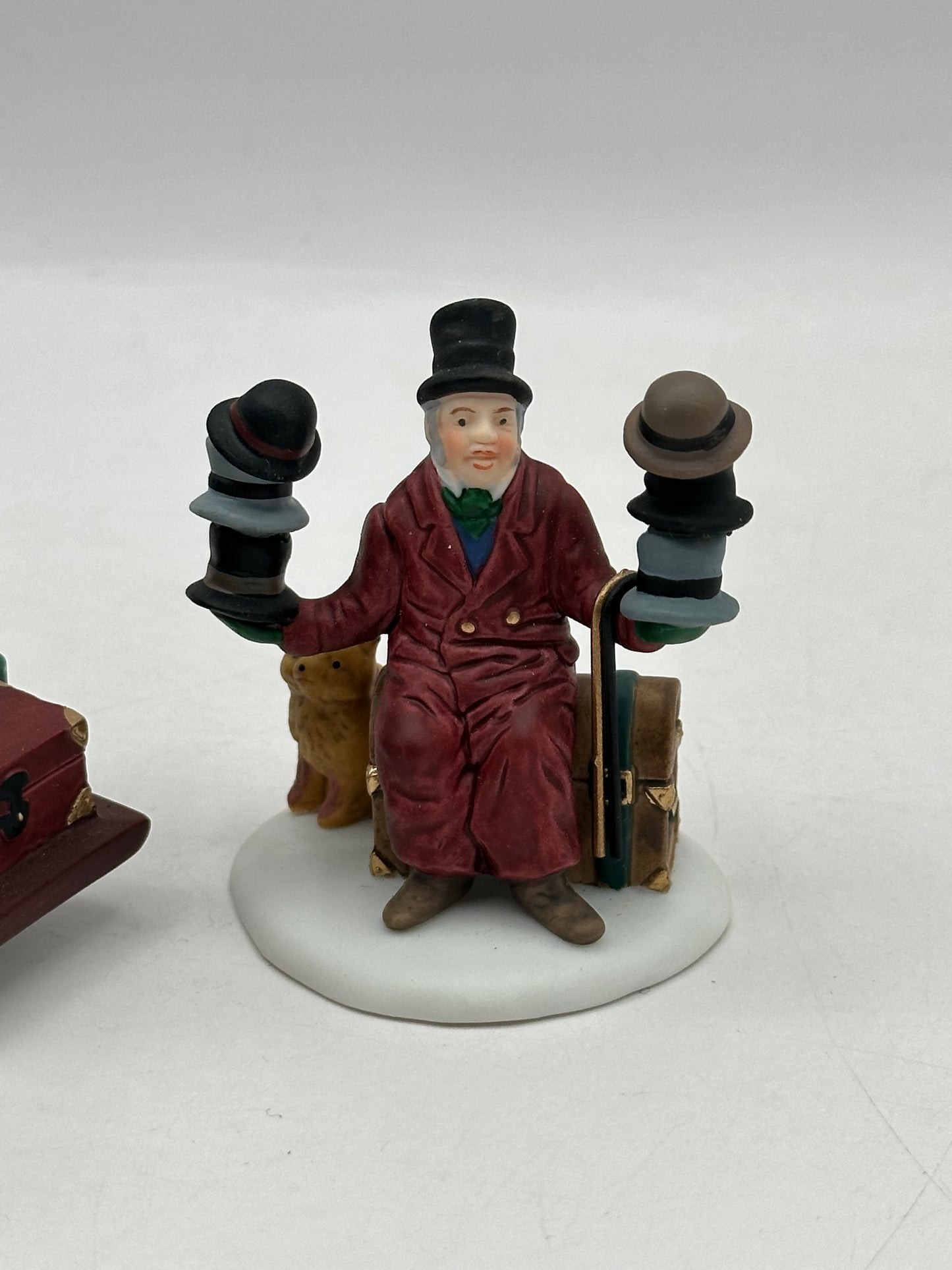 Department 56 - Chelsea Market Hat Monger & Cart - Dickens’ Village