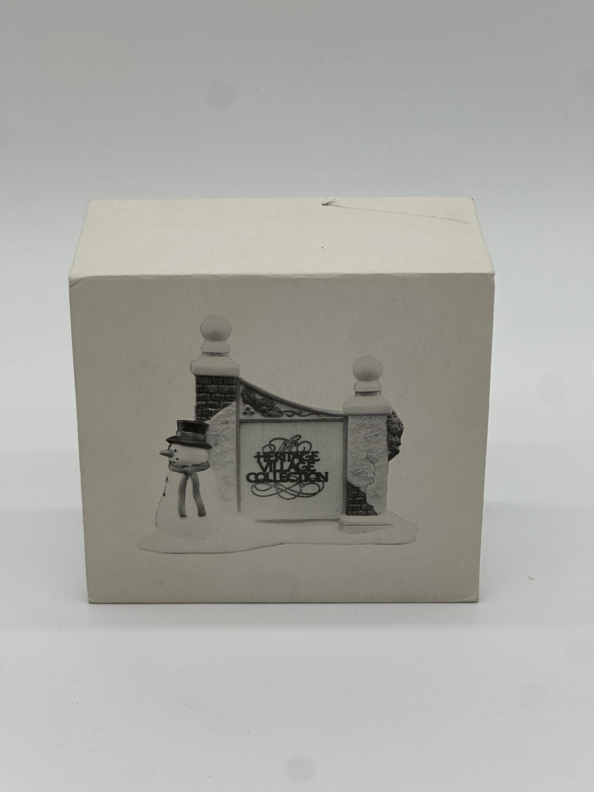 Department 56 - Village Sign With Snowman - Dickens’ Village