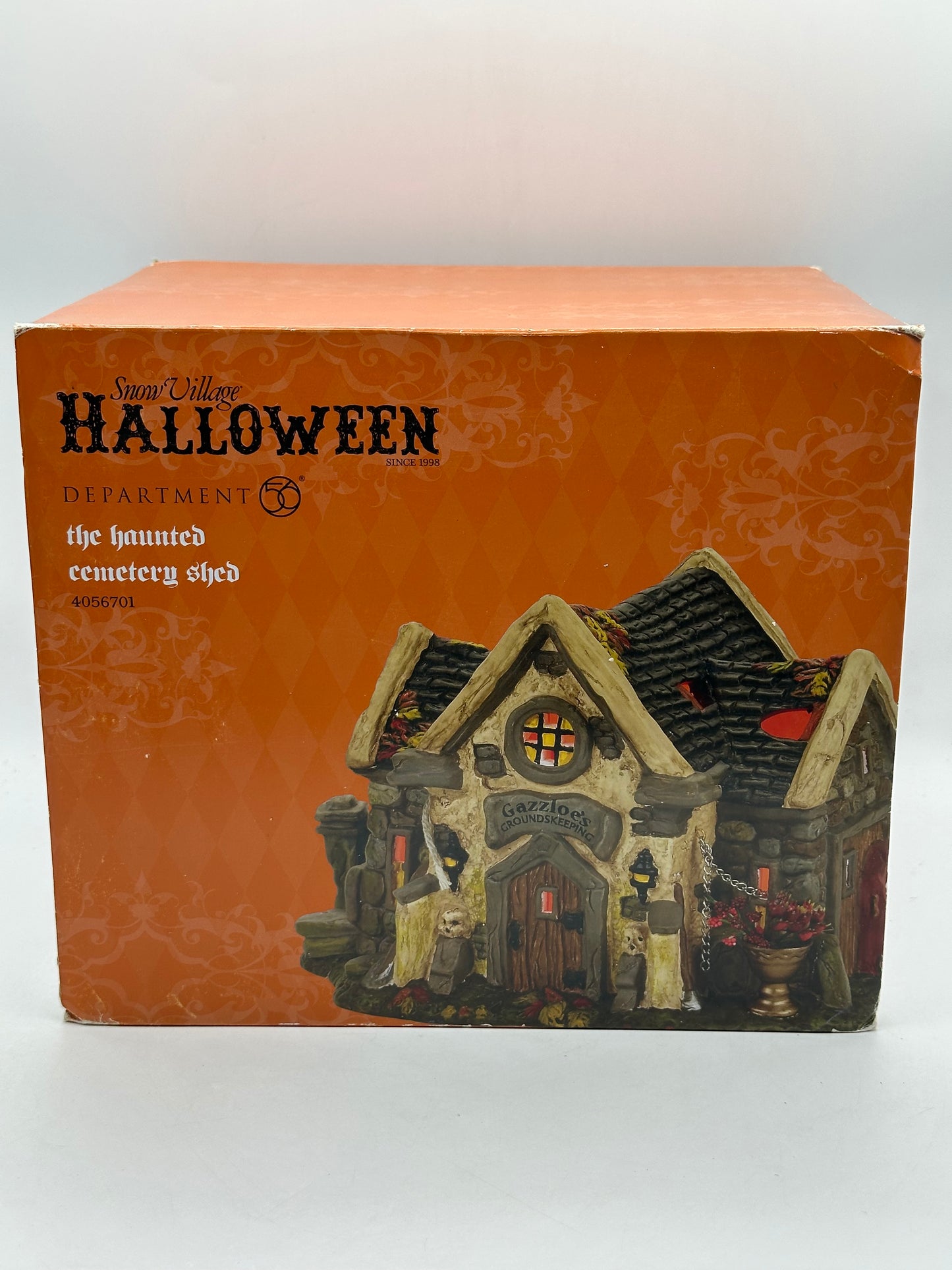 Department 56 - The Haunted Cemetery Shed - Snow Village Halloween