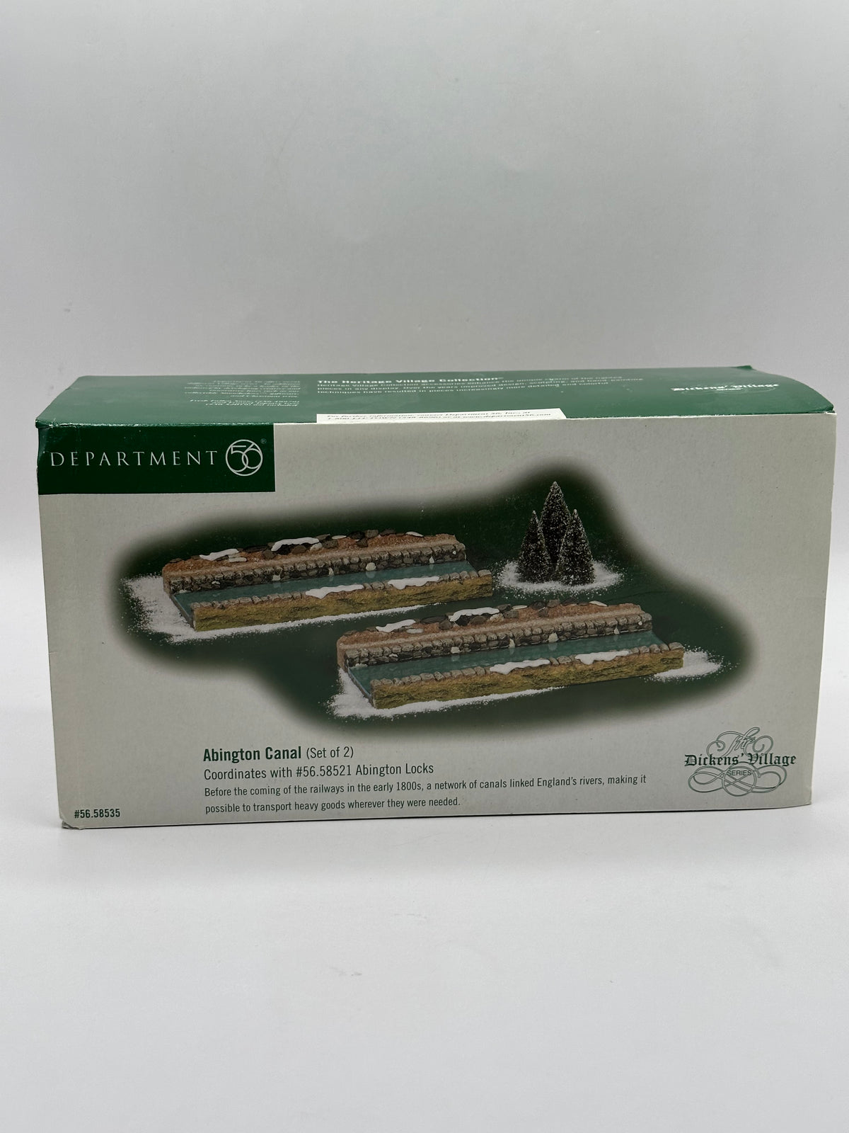 Department 56 - Abington Canal - Dickens' Village