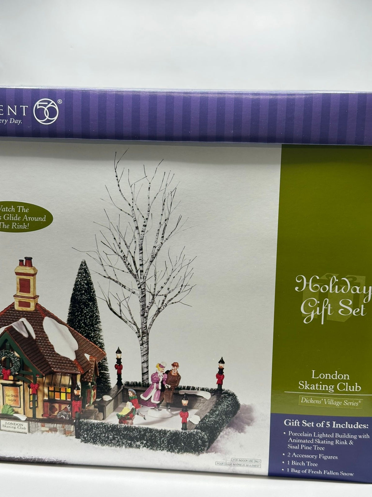 Department 56 - London Skating Club - Dickens' Village (Skaters Do Not Move)