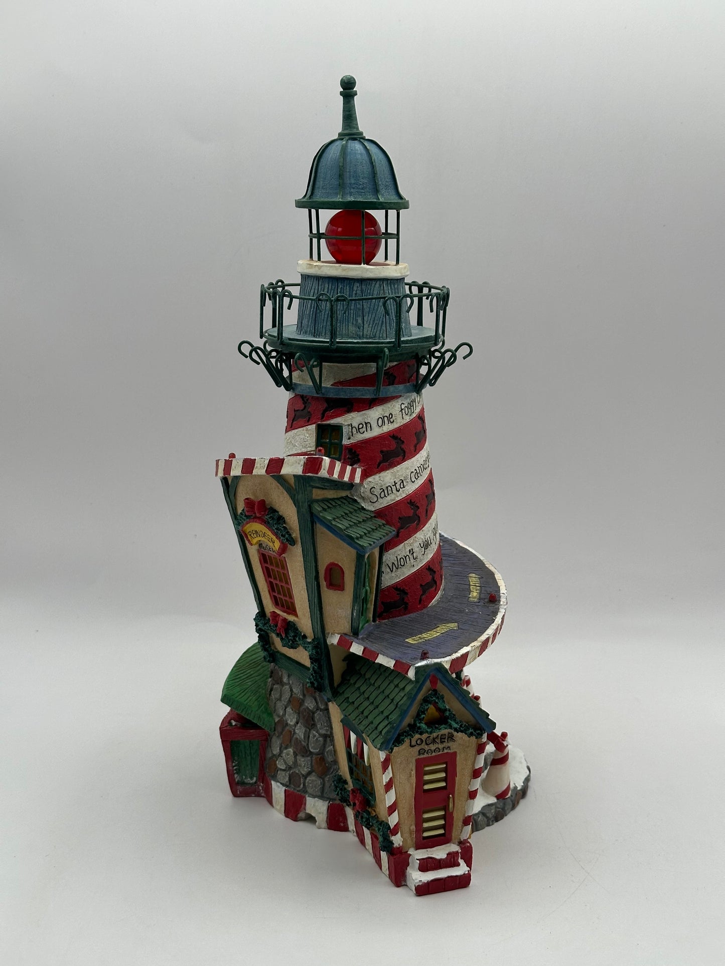 Dept 56 Storybook Village Collection Rudolph’s Red-Nosed Lighthouse