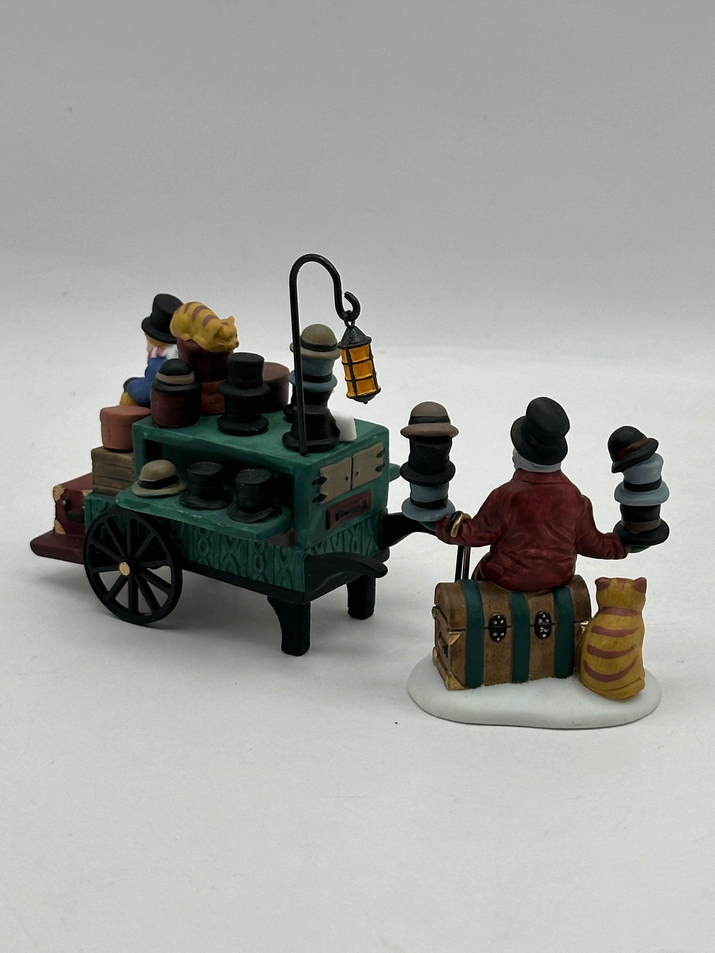 Department 56 - Chelsea Market Hat Monger & Cart - Dickens’ Village