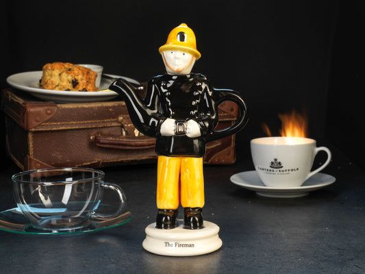 Carters of Suffolk - Fireman  - Handmade Teapot