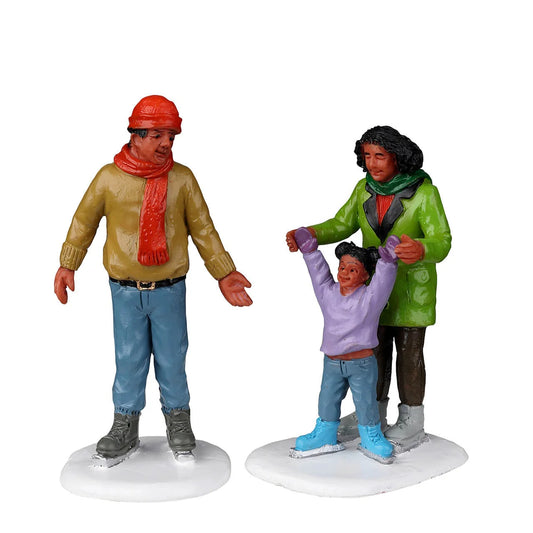 Lemax - Family Ice Follies, Set of 2