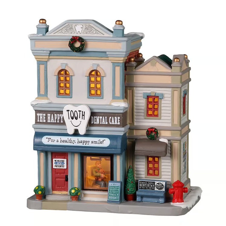 Lemax Happy Tooth Dental - Caddington Village Christmas village collectible