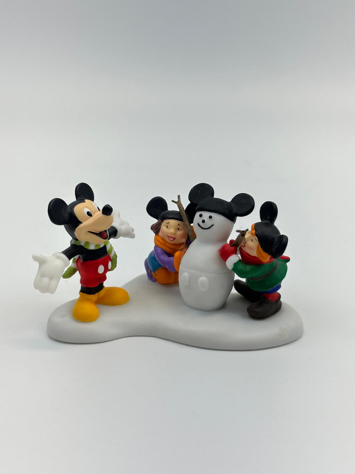 Department 56 - Mickey Builds A Snowman - North Pole Series