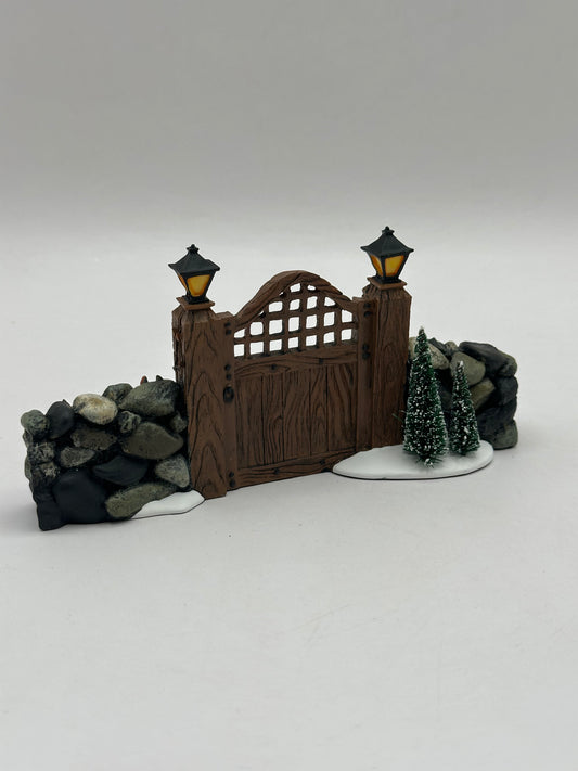Department 56 - Fieldstone Entry Gate - Village Accessories