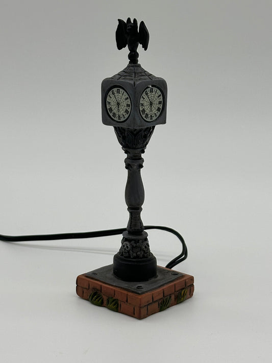 Department 56 - Lit Halloween Town Clock - Halloween