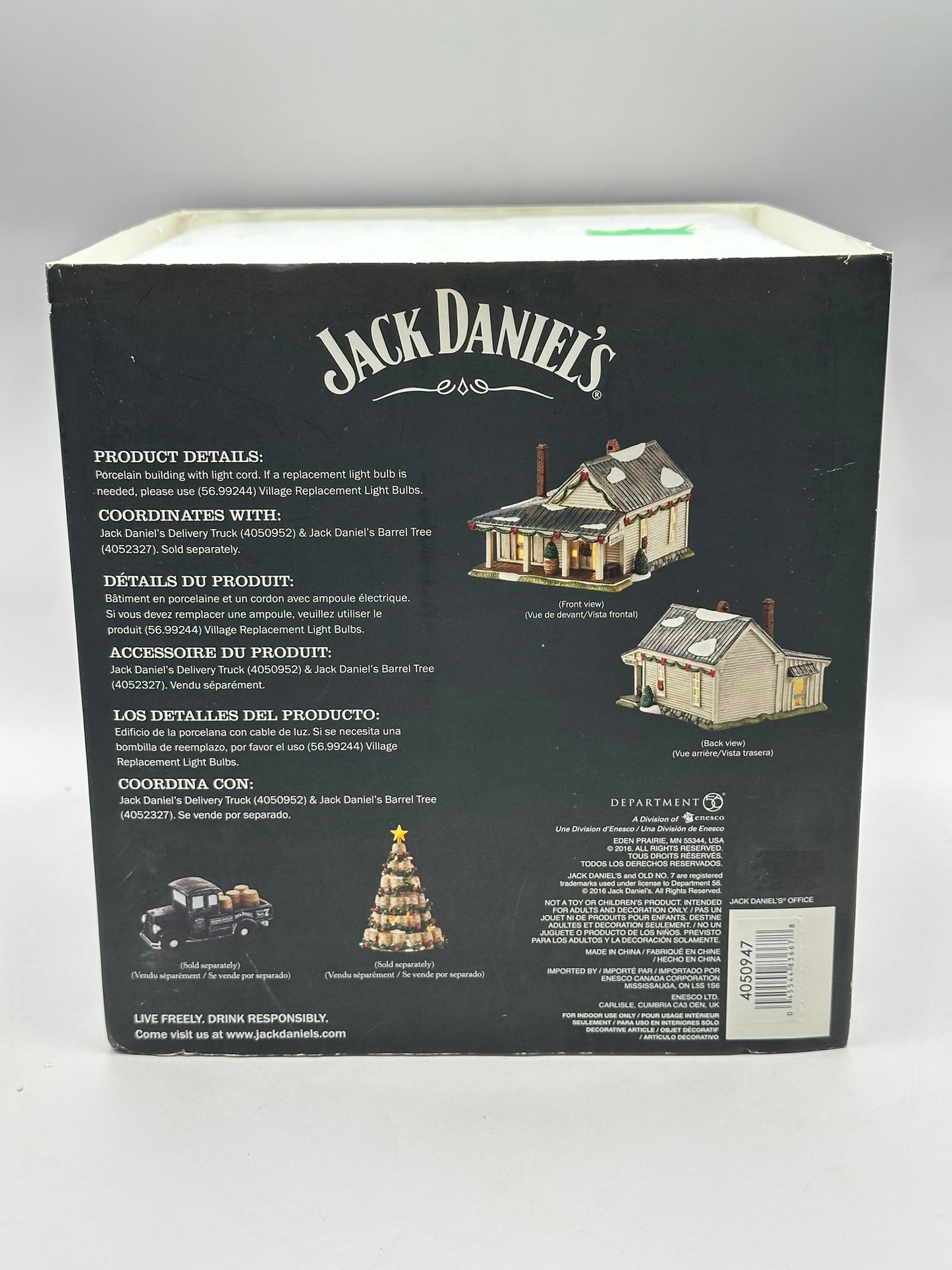 Department 56 - Jack Daniel's Office - Jack Daniel's