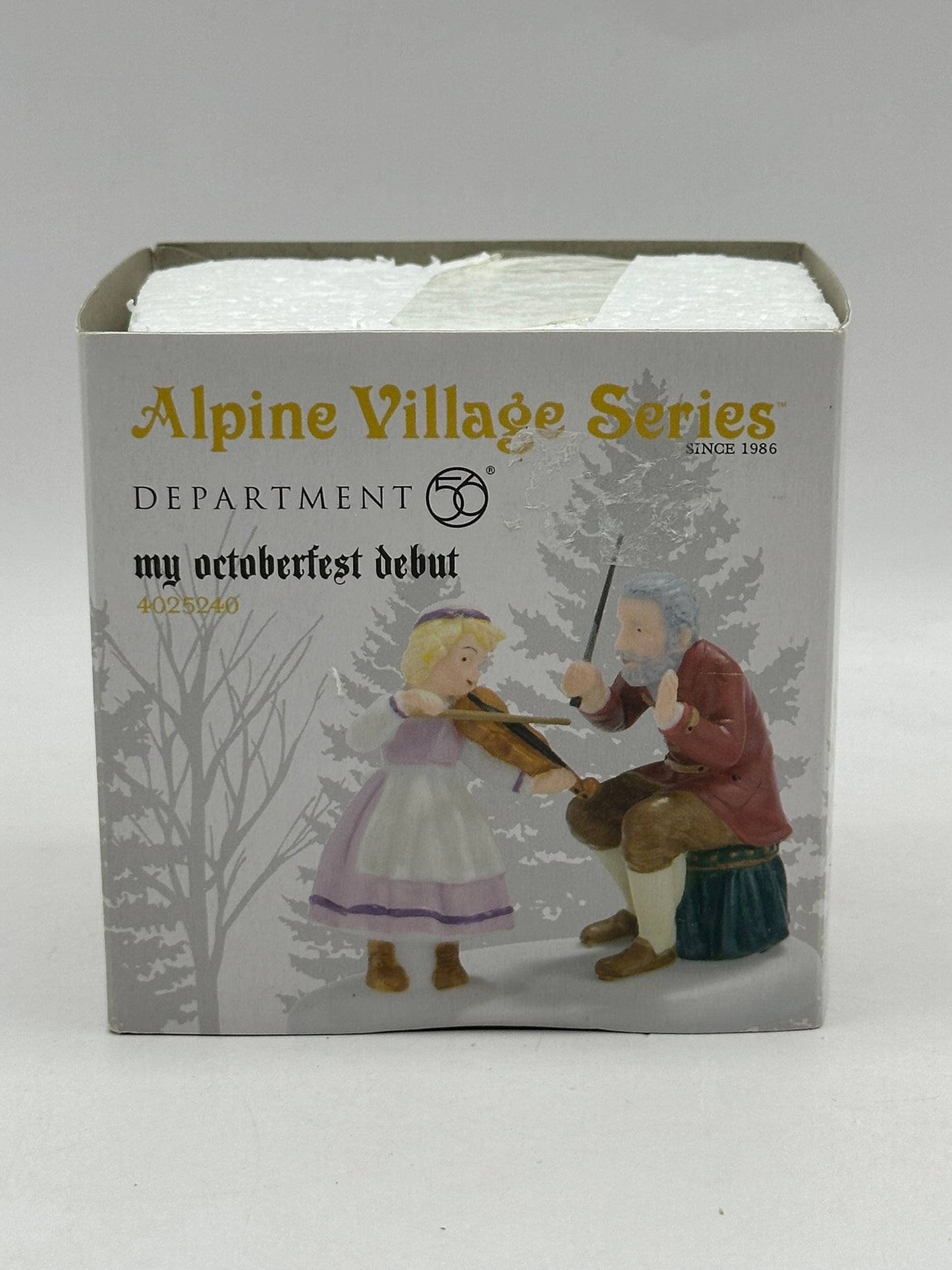 Department 56 - My Octoberfest Debut - Alpine Village